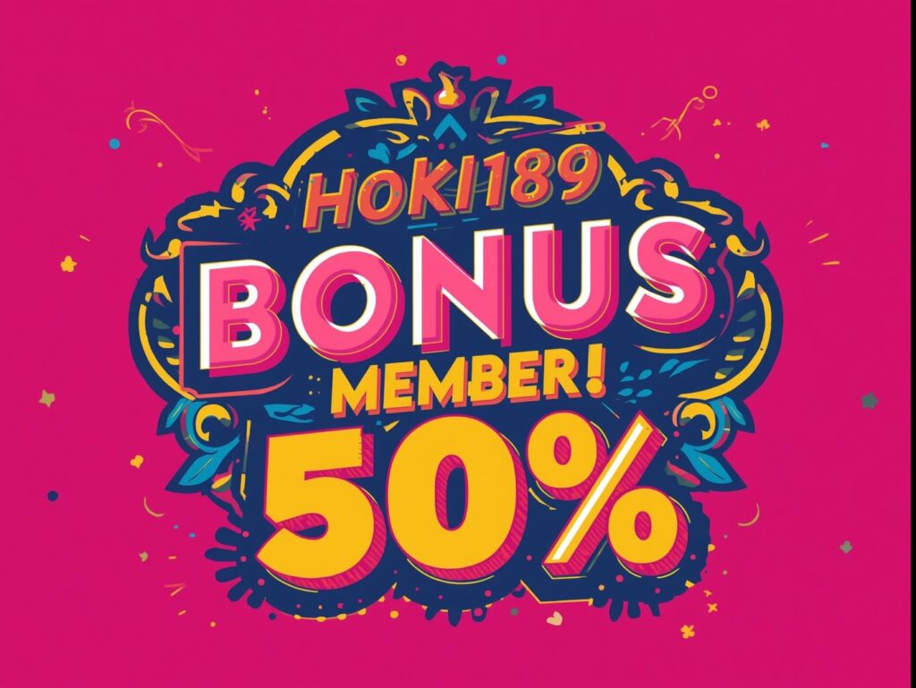 bonus member baru 50%